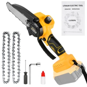Cordless Chainsaw for Dewalt 20V Max Battery 6 inch Handheld Mini Pruning Saw - Picture 1 of 11