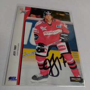 2005/06 LED Playercard DEG Metro Stars Signed Jeff Tory