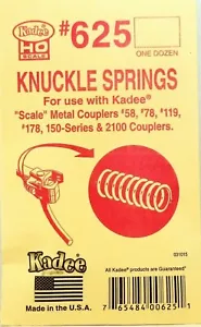 HO Scale Kadee #625 Knuckle Spring for Scale Head Couplers (12) pcs - Picture 1 of 2