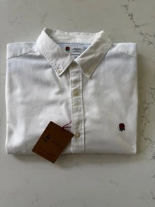 Charles Tyrwhitt England Rugby white Oxford button down shirt size XXL NEW - Picture 1 of 5