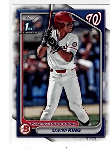 Seaver King Washington Nationals 2024 Bowman Draft 1° Bowman *** - Foto 1 di 2