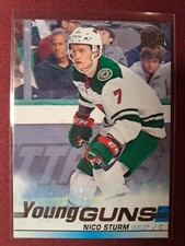 Nico Sturm YOUNG GUNS 2019-20 Upper Deck #219 Minnesota Wild NHL Trading Card