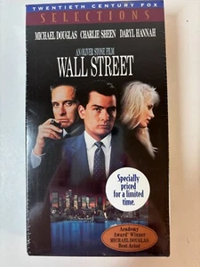 Wall Street VHS 1987 Sealed with Watermarks - Picture 1 of 7