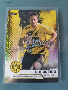 Raphael Guerreiro Topps BVB Dortmund Team Set Tin Parallel Yellow Foil #8/10