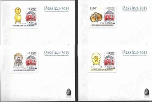 Burundi 2012 Imperial Faberge Eggs MNH 8 S/S Imperf International Philatelic - Picture 1 of 2