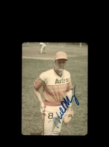 Milt May Signed Original 1970`s 4x5 Snaphot Photo Houston Astros At Cubs Wrigley - Picture 1 of 2