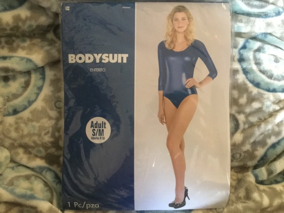  Women’s small medium blue bodysuit one piece new Halloween costume Free ship - Image 1 of 3