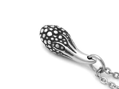 Ovary Necklace, Female Fertility Pendant, Human Anatomy Jewelry in Pewter - Image 1 of 4