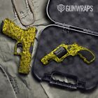 GunWraps Bandana Yellow & Black Premium Pistol Vinyl Gun Wrap Skin Matte USA