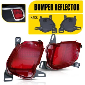 For Toyota 2014-2019 Highlander Rear Bumper Reflector Lamp Case Red Lens Pair - Picture 1 of 11