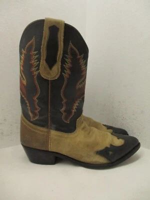 Smoky Mountain Boots Brown Leather Pointed Toe Overlay Women Sz 10 D Style 6019 - Image 1 of 4