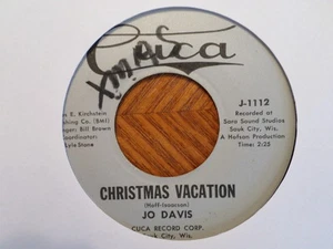 CUCA 45 RECORD J1112/JO DAVIS/JAMAICAN HOLIDAY/CHRISTMAS HOLIDAY/ VG+ BLUES - Bild 1 von 2