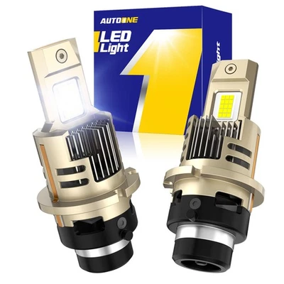 D2S D2R LED Headlight Bulb Replace HID Xenon Super White 6500K Conversion Kit B - Image 1 of 4