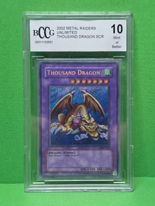 YU-GI-OH! 2002 METAL RAIDERS THOUSAND DRAGON UNLIMITED MRD-143 BCCG 10 - Picture 1 of 2