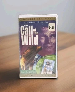 Vtg. "Call of The Wild Kavik The Wolf Dog" VHS W/Charlton Heston, Resealed  - Picture 1 of 8
