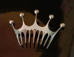 RARE MCM Denmark Theresia Hvorslev for Age Fausing Sterling Silver Haarkamm - Bild 1 von 11