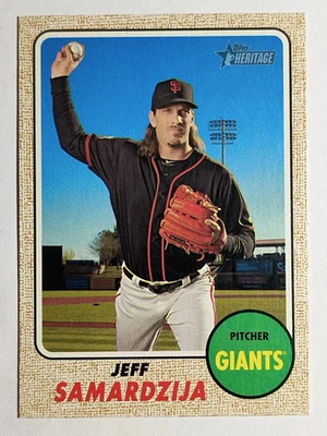 2017 Topps Heritage #121 Jeff Samardzija - Image 1 of 2