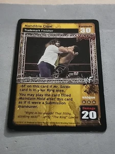 WWE RAW DEAL MANDIBLE CLAW MANKIND Myster Wrestler PREMIERE ULTRA RARE - Picture 1 of 2