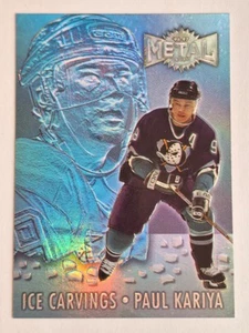 1996-97 Metal Ice Carvings Super Power Paul Kariya - Picture 1 of 2