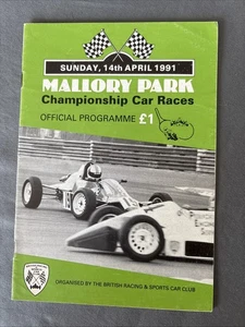 Race Programme 14 April 1991 Mallory Park Saloons BMW TR MG FF1600 A5 - Picture 1 of 1