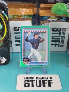 2025 Panini USA Baseball Stars & Stripes Green Foil Steele Hall #102 - Picture 1 of 2