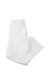 Il Gufo Boys Cotton Slip-on Buttoned Zipped Pants White Size 4 - Picture 1 of 6