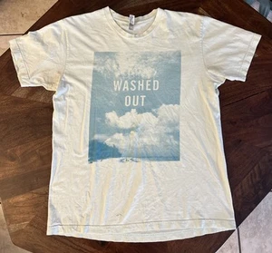 Washed Out Band Shirt Adult Large Debut Album Short Sleeve Crew Portlandia Cloud - Picture 1 of 5