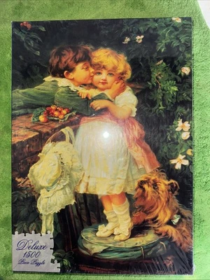 Frederick Morgan Jigsaw Puzzle Over The Garden Wall 1500 Piece Woolworths RARE - Image 1 of 4
