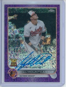 2022 Topps Chorme Ryan Mountcastle RC ROOKIE AUTO AUTOGRAPH Purple 116/299 - Picture 1 of 2