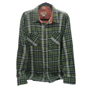 Camisa vintage Haband manga larga franela abotonada para hombre talla M - Imagen 1 de 9