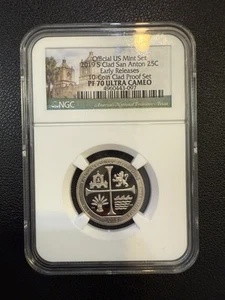 2019 S San Antonio Missions Quarter PF70 UC NGC Early Releases B49287 - Picture 1 of 2