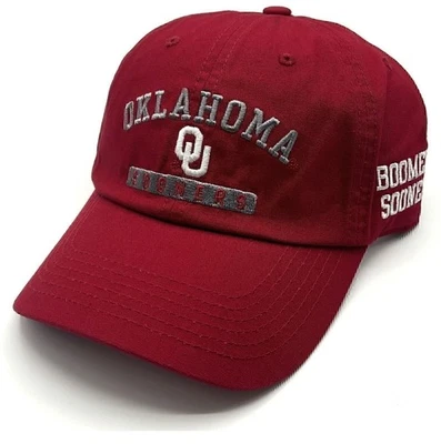 SOMBRERO OKLAHOMA SOONERS LIMPIEZA AJUSTE RELAJADO LOGOTIPO DEL EQUIPO DE FÚTBOL DE LA NCAA gorra nueva Foto 1 de 3