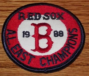 NEW Boston Red Sox 1988 A.L. East Champions Sleeve Polo Sized Patch 2.75" - Picture 1 of 1