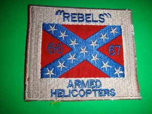 A Co. Gun Platoon 1st AVN 1st Infantry REBELS 1966-67 Patch From Vietnam War Era - Picture 1 of 3