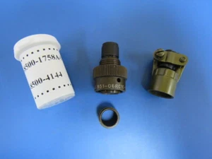 Souriau 851-06RC10-6S50 Quantità di 1 per Lotto SPINA CONNETTORE; Connettore Circolare - Foto 1 di 12