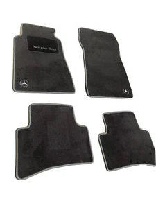 1995-2000 Mercedes-Benz W202 FLOOR MAT C200 C220 C230 C240 C280 C260 C36 C43 BLK - Picture 1 of 9