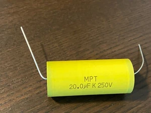 New MPT Film Capacitors for Crossovers 1 2 6 7 10 12 13 15 16 18 20 22 24 25 uf - Picture 1 of 12