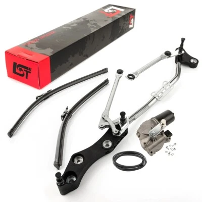 Wischermotor Front Scheibenwischer Wischblatt Gestänge für BMW 5er E60 E61 2001- - Bild 1 von 4