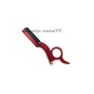 Barber Straight Edge Razor Hair ShavinBarber-RED - Picture 1 of 1