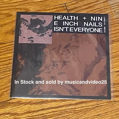 HEALTH x NINE INCH NAILS ISN’T EVERYONE 7" VINYL LIMITED EDITION LP SOLD OUT - Image 1 of 3