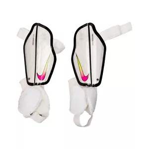 Nike Kids Shin Pads Protegga Flex White Size L 5527 - Picture 1 of 2