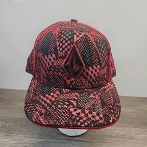 Red/black/gray Volcom New Era 59/50 Size 7 3/8 58.7cm Cap - Picture 1 of 9