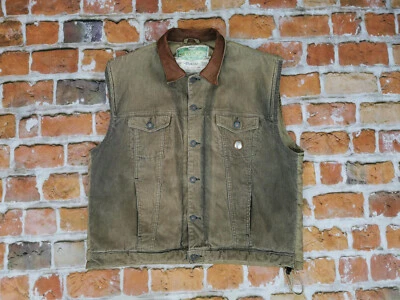 Chevignon Vintage Winter Down Cord Vest Basic Conquest Brown Size XL Tip Top - Image 1 of 4