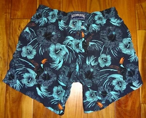 Vilebrequin Herren gefütterte Badehose Hibiskus & Tukan blau $ 320 Größe XL....TOP - Bild 1 von 7