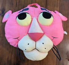 Pink Panther Pillow Plush Stuffed Face Head Play by Play 1994 Vintage Huge