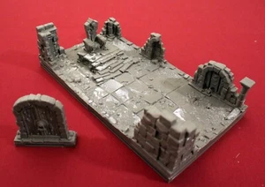 Dungeon Fliesen Der Thron der Angst 28mm D&D Warhammer Quest League of Dungeoneers - Bild 1 von 7