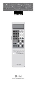 Manual de instrucciones Operating Instructions para Rotel RR-1061 - Imagen 1 de 1