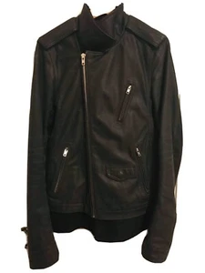 Rick Owens Bikerjacke Leder und Kaschmir Stooges. IT48 - Bild 1 von 8
