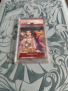 One Piece Card Game English ST01-009 Nefeltari Vivi Pre-Release Winner PSA 6