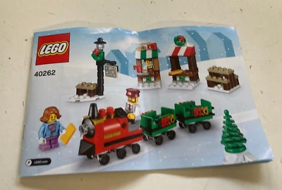 Lego 40262 Christmas Train Ride Instruction Only Booklet - Image 1 of 4